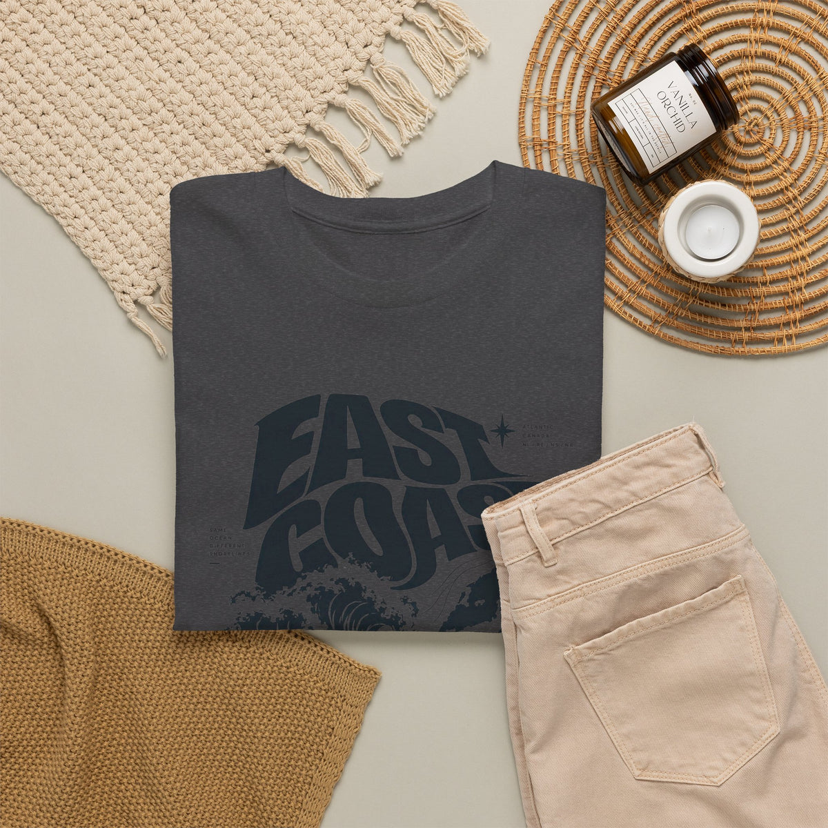 East Coast Surf Wave T‑Shirt — Vintage Ocean Graphic Tee