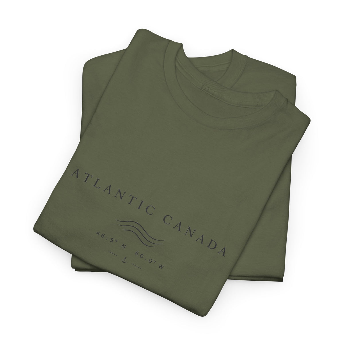 Atlantic Canada Tee — Minimal Coastal Wave Shirt