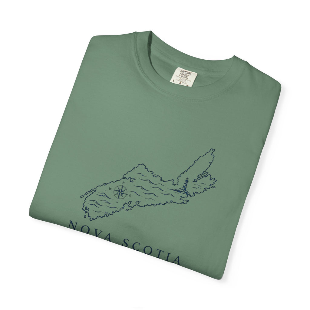 Nova Scotia Map T-Shirt — Coastal Minimalist Province Tee