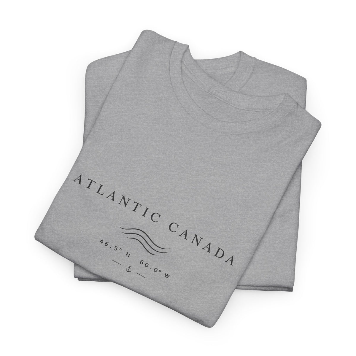 Atlantic Canada Tee — Minimal Coastal Wave Shirt