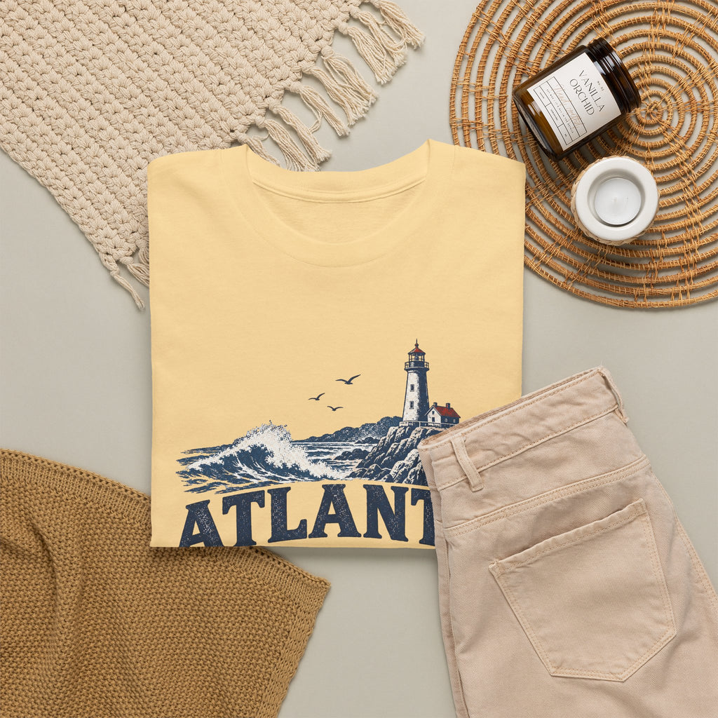 Atlantic Supply Co. Tee — Nautical Lighthouse Vintage Graphic T-Shirt