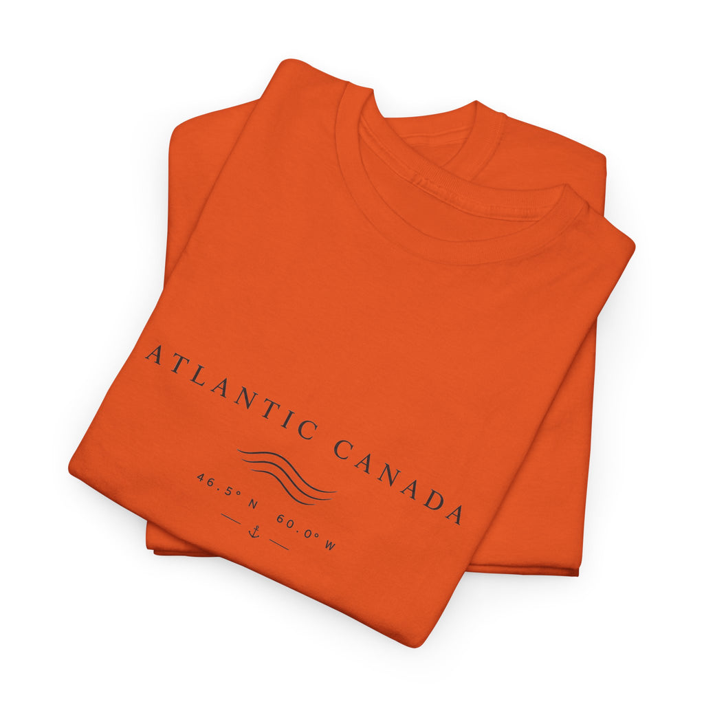 Atlantic Canada Tee — Minimal Coastal Wave Shirt