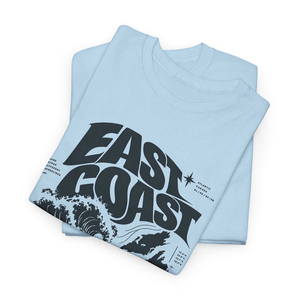 East Coast Surf Wave T‑Shirt — Vintage Ocean Graphic Tee