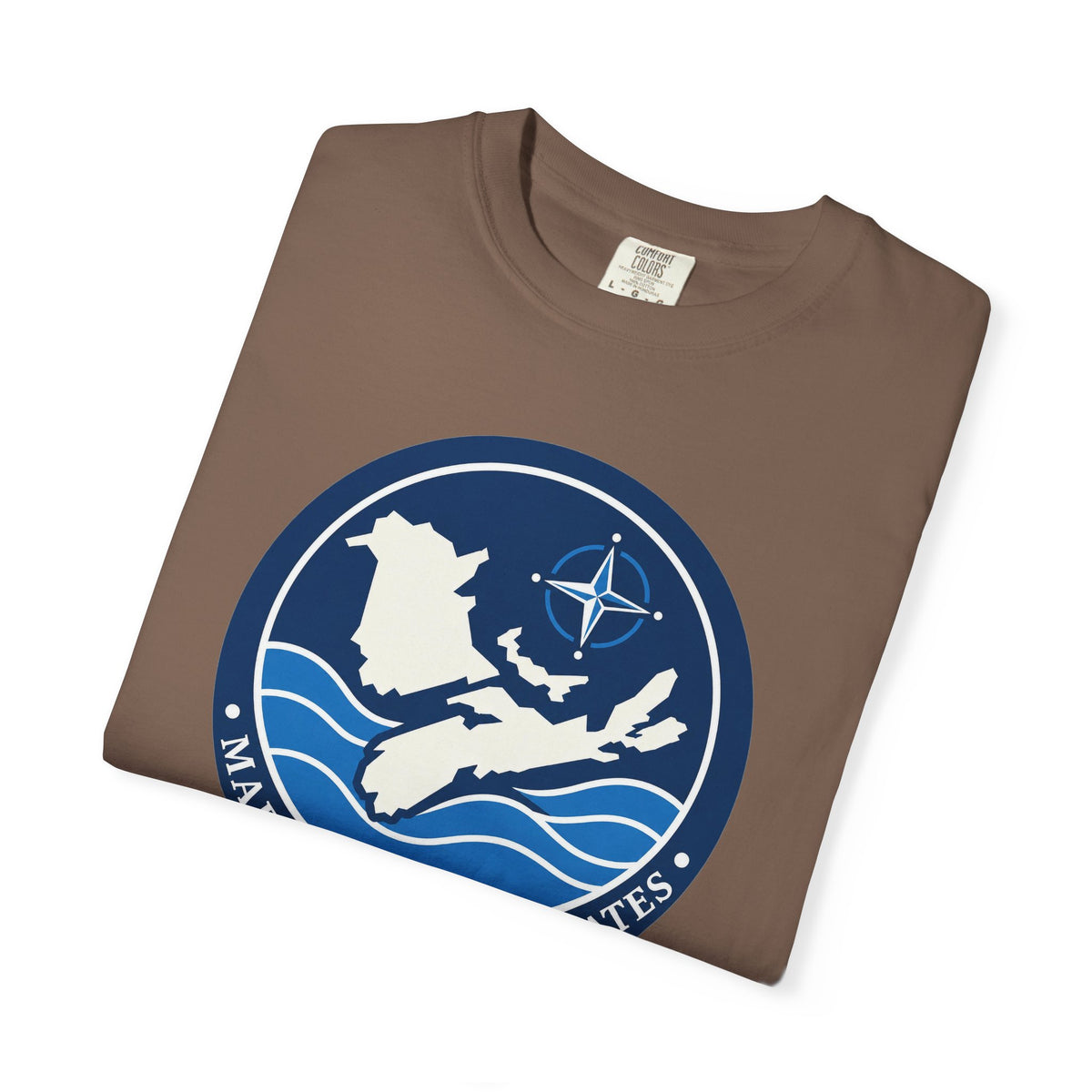 Maritime Coordinator Great Lakes T-Shirt — Nautical Compass Logo Tee