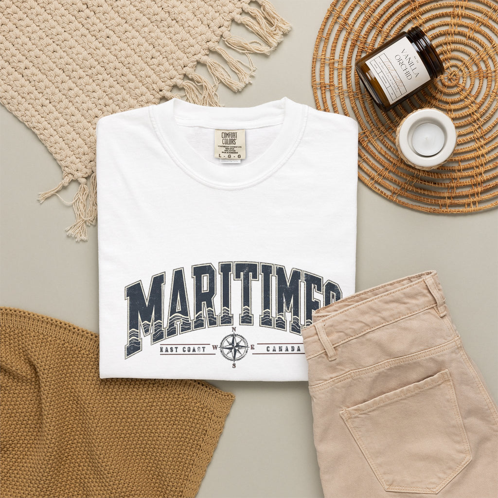 Maritimes Tee — Nautical Compass Graphic T-Shirt