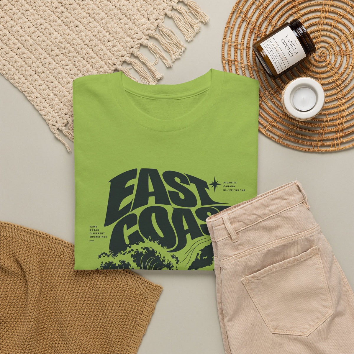 East Coast Surf Wave T‑Shirt — Vintage Ocean Graphic Tee