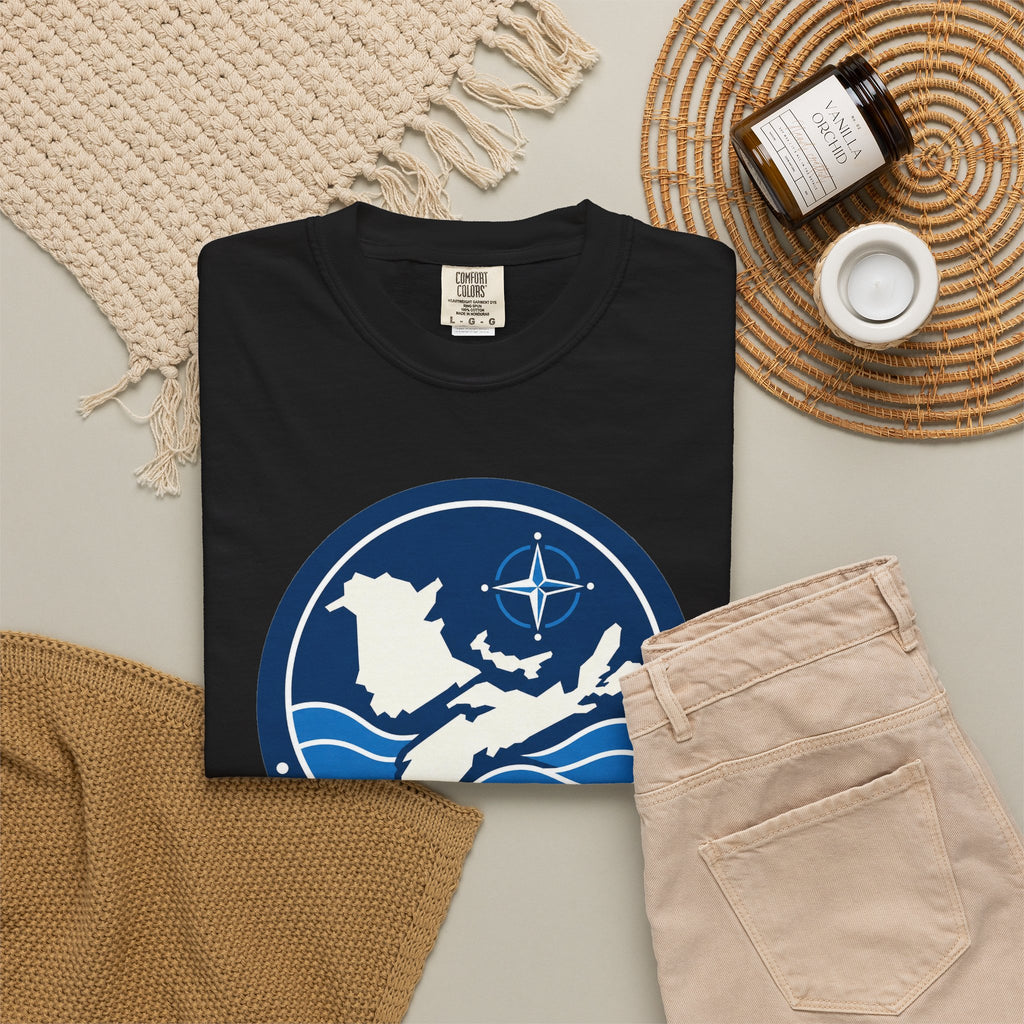 Maritime Coordinator Great Lakes T-Shirt — Nautical Compass Logo Tee