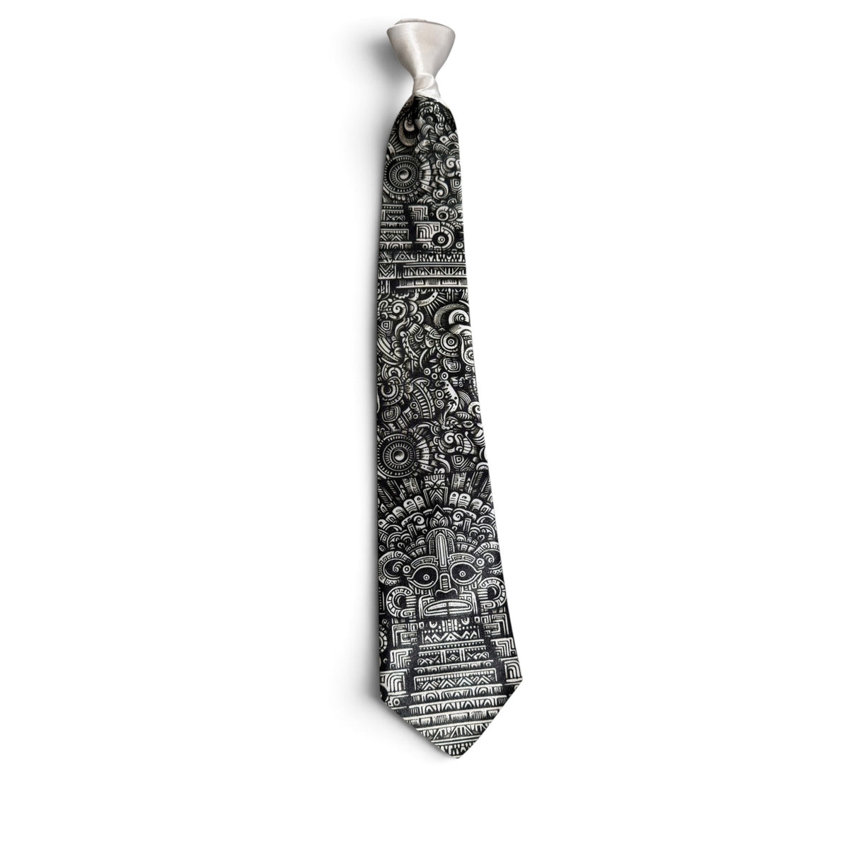 One-of-a-Kind Surreal Zipper Tie
