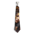 One-of-a-Kind Surreal Zipper Tie
