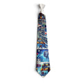 One-of-a-Kind Surreal Zipper Tie